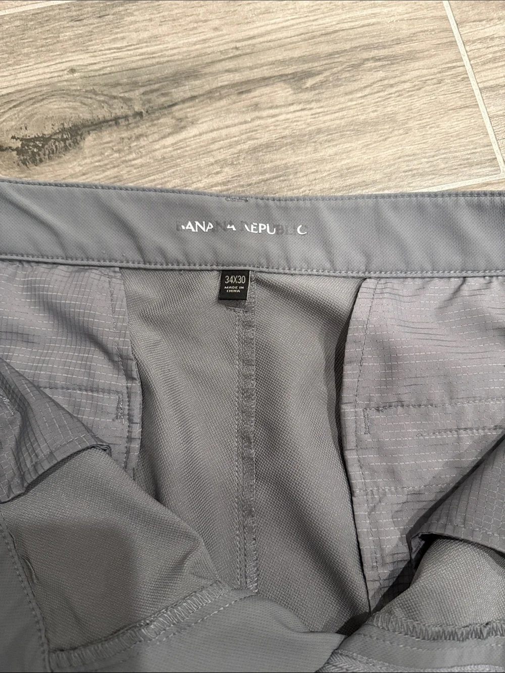 Banana Republic Light Gray Men's Chinos